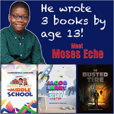 Young Author Writes 3rd Book by Age 13