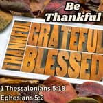 Be Thankful