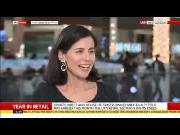 Retail analysts Natalie Berg and Richard Hyman on Sky News