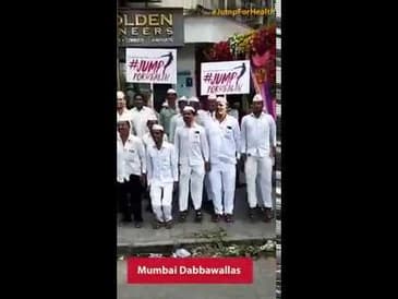 #JumpForHealth 2018 - Mumbai Dubbawala Community