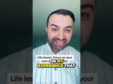 Focus on your core competencies #lifelessons #careeradvice #lifehack #selfimprovement