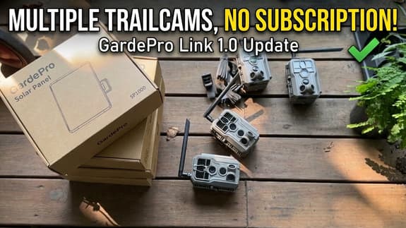 Multiple TrailCams, no Subscription - GardePro Link 1.0 Update