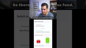Saving MONEY on MUTUAL FUNDS! | Ankur Warikoo #shorts