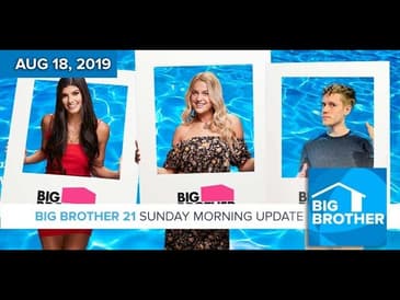 Big Brother 21 Sunday Aug 18 Morning Update #BB21