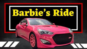 Why Did Barbie Mod a Genesis Coupe in Hot Pink?!