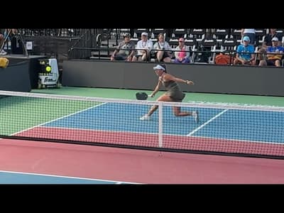 Another Point from PRO Women's Singles Semifinal match