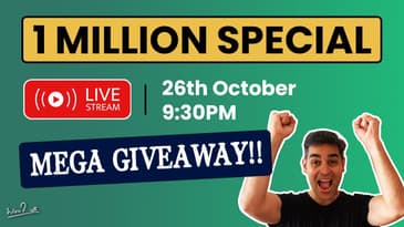 1 Million Special! | YouTube LIVE with Ankur Warikoo