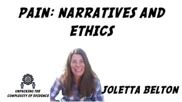 Pain:  Narratives and Ethics - Joletta Belton