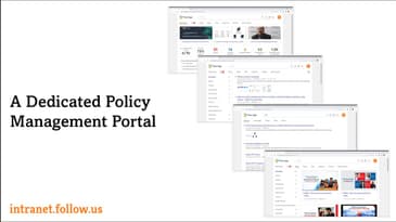 Policy management platform product demo - Intranet.follow.us