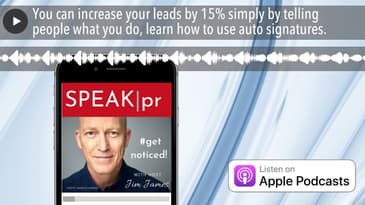 You can increase your leads by 15% simply by telling people what you do, learn how to use auto sign