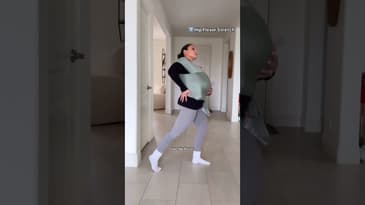 Baby Wearing Exercises #postpartum #newmom