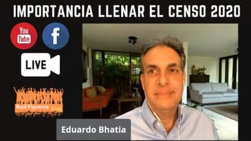 Entrevista Eduardo Bhatia sobre Censo 2020 para Puerto Rico