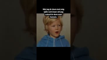 Ibland är jag så dum mot mig själv!