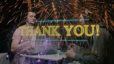 We hit 200,000 downloads in the studio!