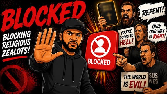 Don't Come On My Page Pushing Your Beliefs! FOH!