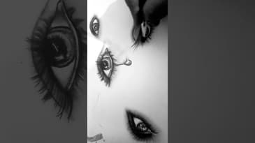 eyes rufff nazar toh .... #speeddrawing #drawing #art #quickdrawing #artsupplies #youtuber #sketch .
