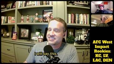 2025 Guillotine Fantasy Football Series: AFC West Impact Rookies- Jeanty, Royals, Hampton and MORE!