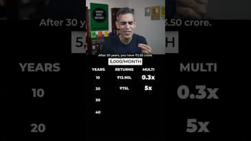 Can just 5,000 INR turn to CRORES?! | Ankur Warikoo #shorts