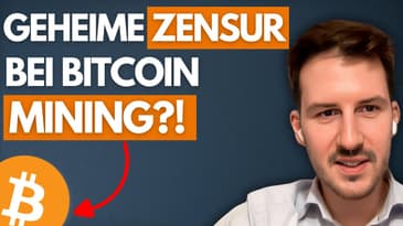 Zensur: Das geheime Bitcoin-Mining-Problem, über das niemand spricht! Mit Jannis Langer
