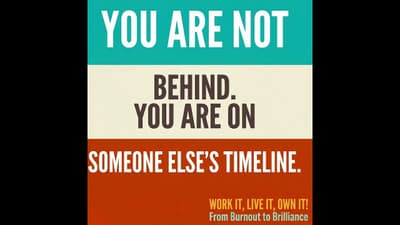 How to Stop Living on  Someone Else's Timeline