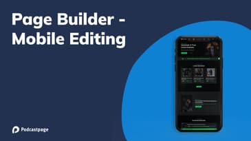 Page Builder - Mobile Editing