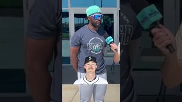 New Dodgers Outfielder is CONFIDENT in his ability to dominate high school baseball #mlb