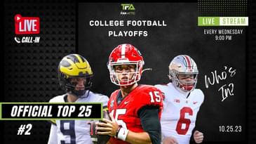 Fan Attic College Football Top 25 Playoff Rankings | Coach's Top 10 Has More Familiar Feel in Week 2