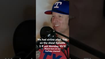 Stay in the Gray Podcast PREVIEW - Airline pilot Tim and wing tape! #podcast #airlinepilot
