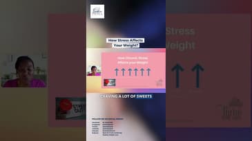 How stress affects your weight? #stress #youtubeshorts #shorts