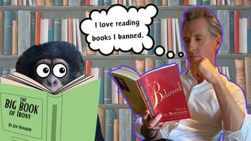 Gavin Newsom nailed for criticizing Republicans "banning books" that are "banned" in California