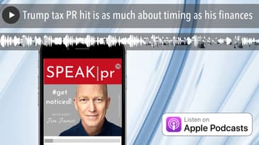 Trump tax PR hit is as much about timing as his finances