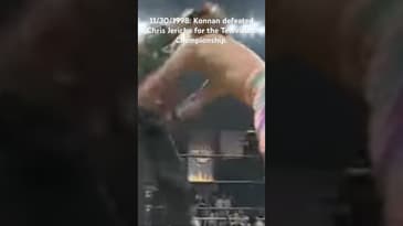 11/30/1998: Konnan defeated Chris Jericho for the Television Championship.