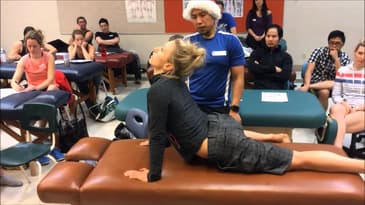 Prone Pressup Progression-Regression for Loss of Sidegliding Right