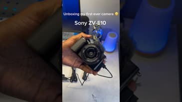 Unboxing My first ever Camera - Sony ZV-E10 #contentcreator