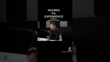 Degree vs Experience | Which Do Employers Prefer? | How To Build a Business In a Metropolitan City