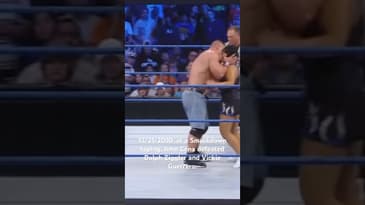 12/21/2010: at a Smackdown taping, John Cena defeated Dolph Ziggler and Vickie Guerrero.
