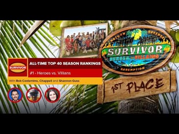 Survivor Top 40 Rankings   #1   Survivor  Heroes vs  Villains