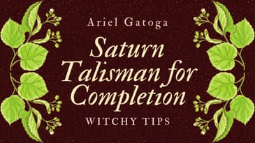 A Saturn Talisman To Successfully Complete Anything -  Witchy Tips