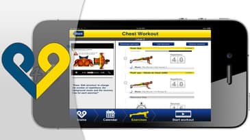 Chest Workouts App - iTunes / App Store