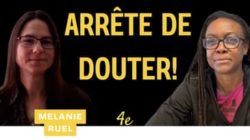 Qui es-tu pour écrire ? La réponse de Mélanie Ruel sur 4e de couverture.