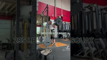 295lb X 5 Back Squat | Dr. Chris Garcia