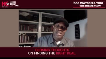 Closing thoughts on finding the right deal.