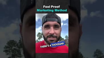 Foolproof Marketing Method (Part 1)