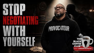 The Man Who Negotiates With Himself Has Already Killed His Standards | The Black Coffee Club™
