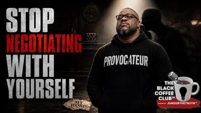The Man Who Negotiates With Himself Has Already Killed His Standards | The Black Coffee Club™