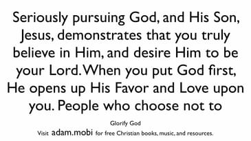 Glorify God - Free Christian Bible Video - Robert Woeger