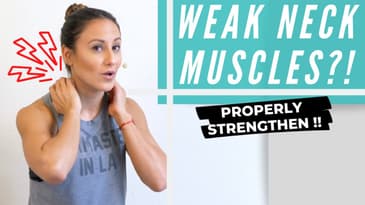 How To Strengthen Weak Neck Muscles