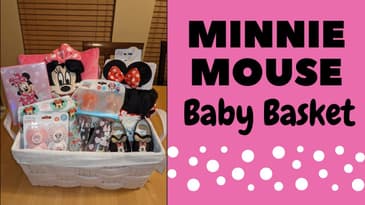 Minnie Mouse Baby Basket ❤️💕🎀