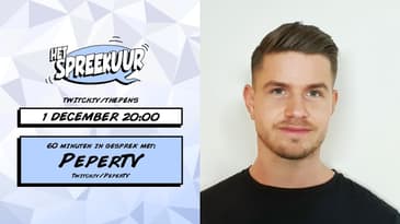 HET SPREEKUUR S01E06: PEPERTV OVER ZIJN BREAK-UP, EEN POSITIEVE MINDSET EN BLIJVEN ZITTEN DOOR GAMEN