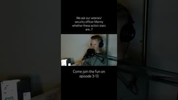 Would these action-film stars be better lover or security guard - we ask veteran Manny. #short